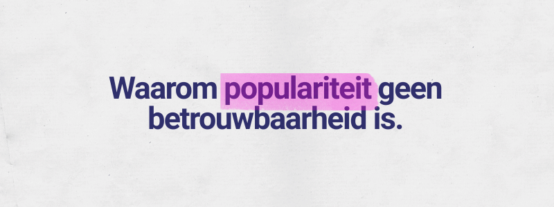 Betrouwnbaarheid-persoonlijkheidstesten