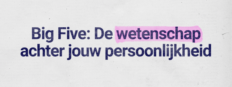 Big-Five-persoonlijkheidstheorie