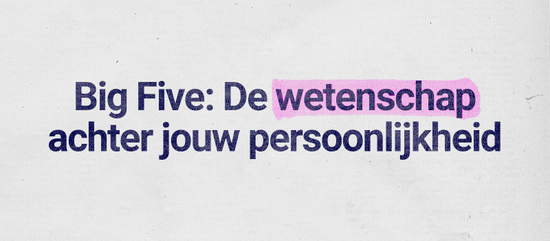 Big-Five-persoonlijkheidstheorie