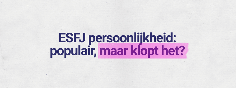 ESFJ-Persoonlijkheid