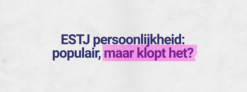 ESTJ-Persoonlijkheid
