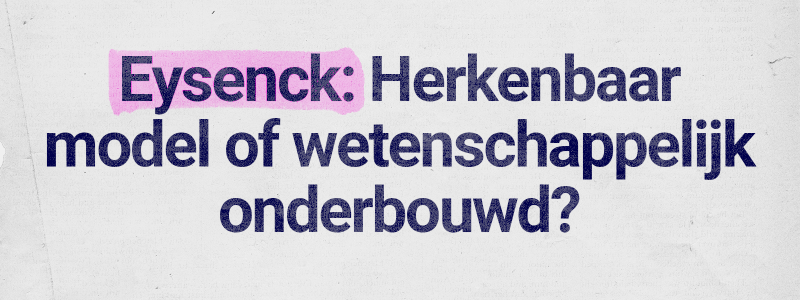 Eysenck-persoonlijkheidsmodel