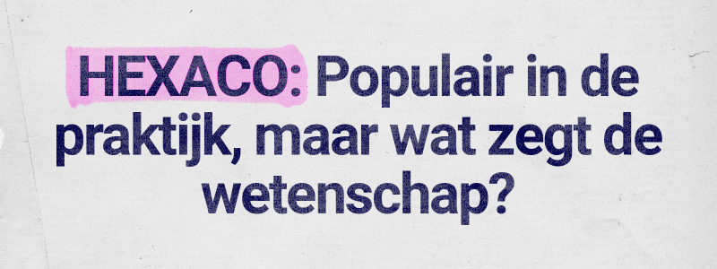 HEXACO-persoonlijkheidsmodel