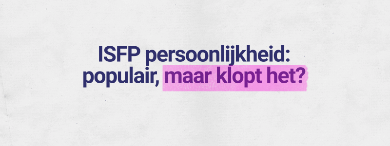 ISFP-persoonlijkheid
