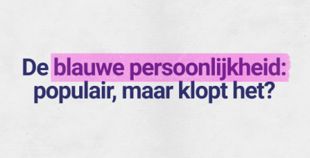 Persoonlijkheid-blauw