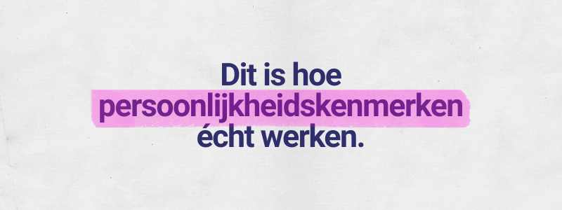 Persoonlijkheidskenmerken